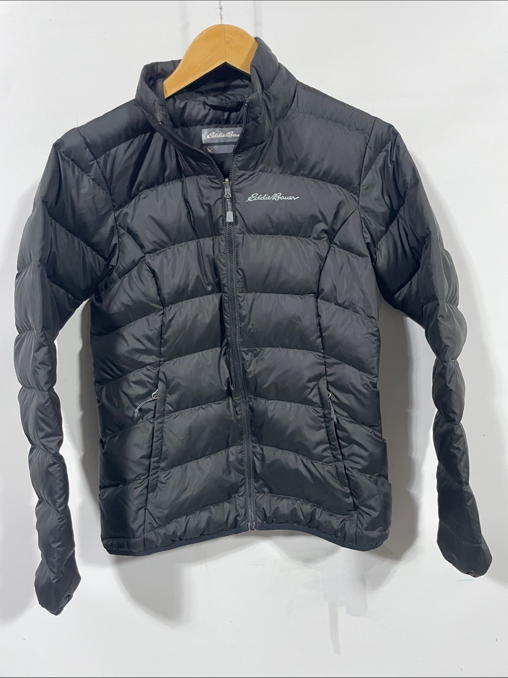 Eddie Bauer goose down women’s Black Quilted Packable Puffer Jacket